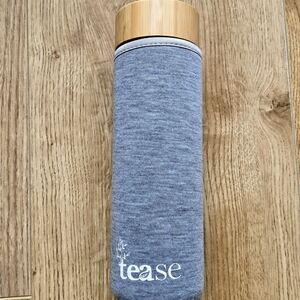 🆕Tea Tumbler! Glass & Bamboo 3 in 1 Infuser.Airtight  450ML By TEASE NEW!